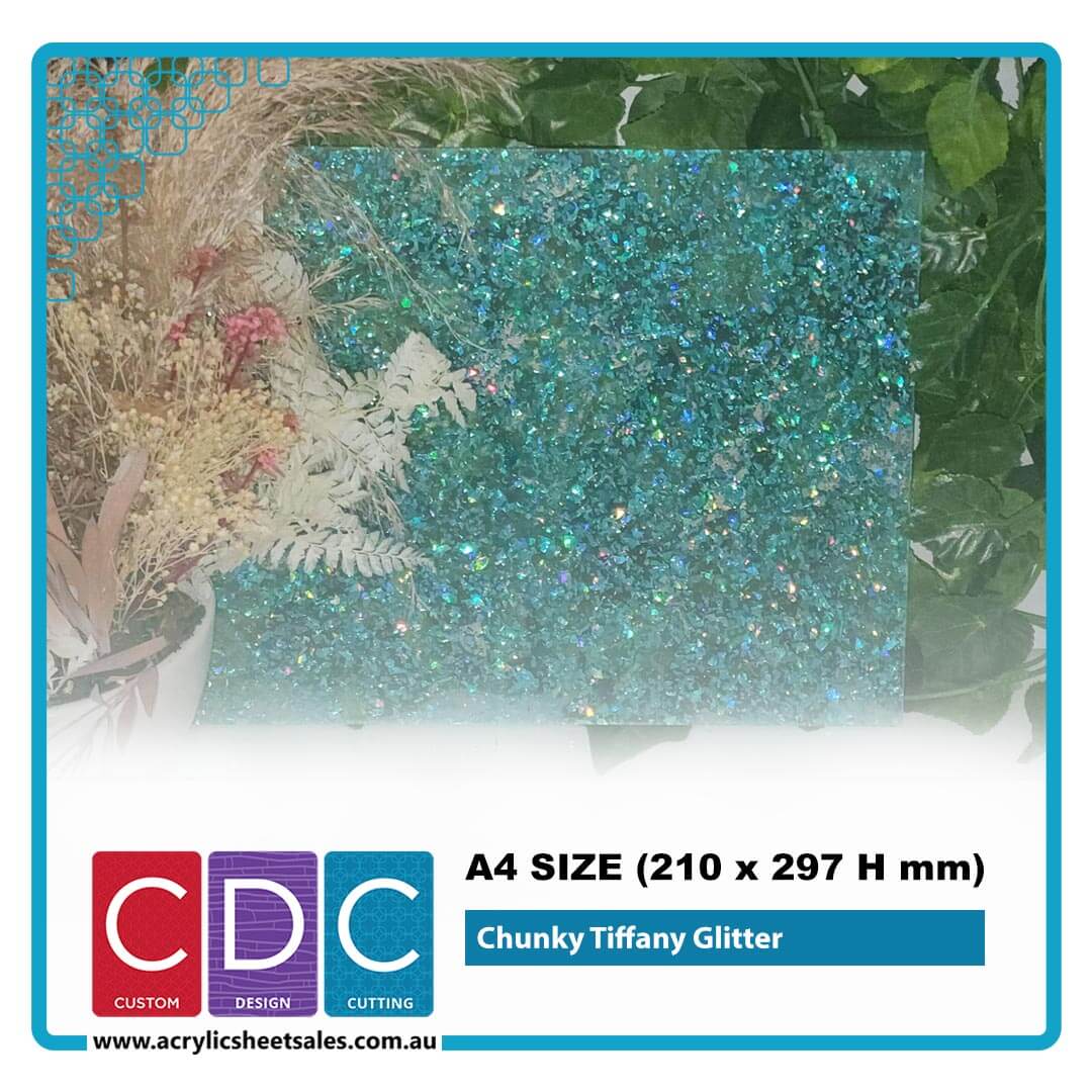 A4 - Chunky Tiffany Glitter - 210X297