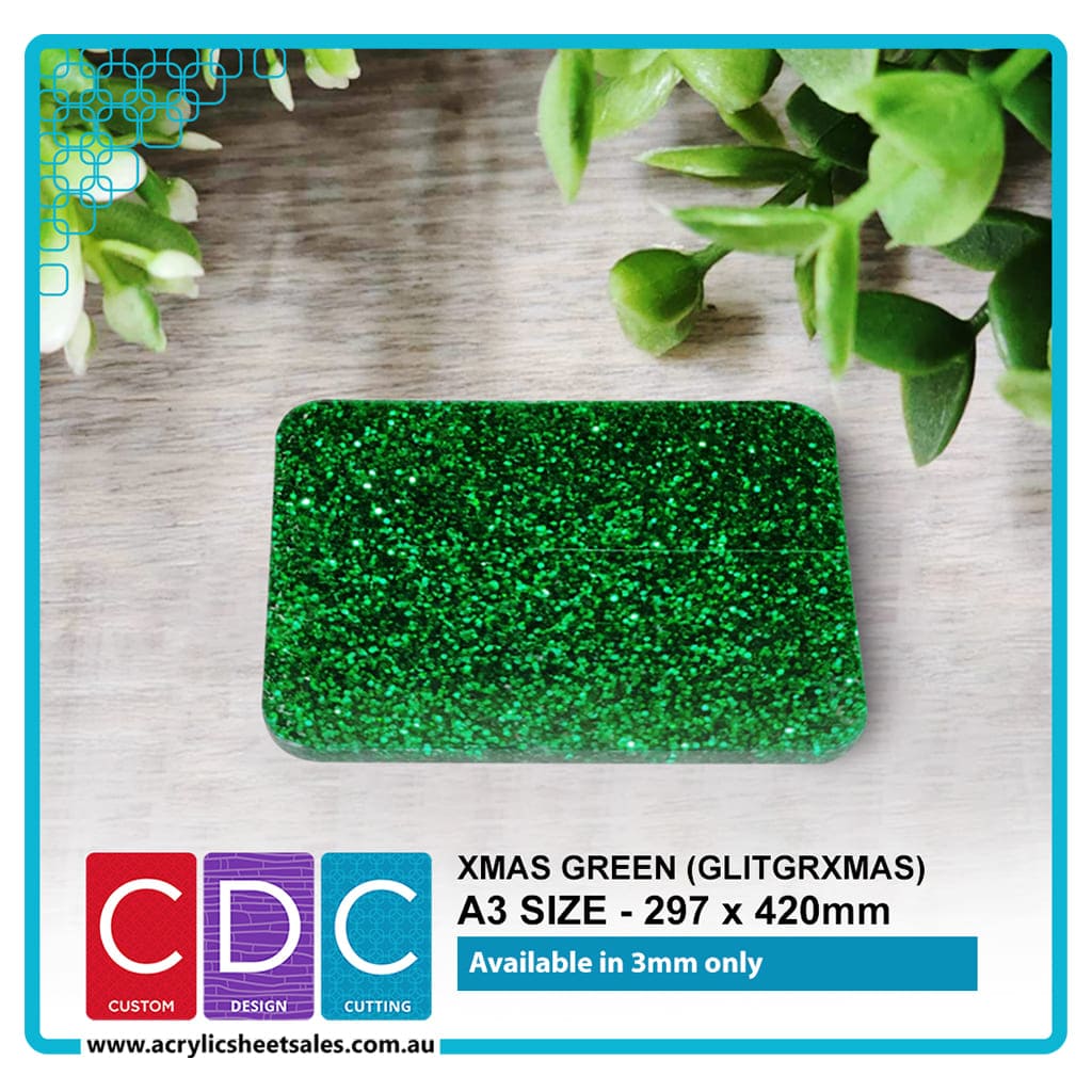 (A3) - XMAS GREEN - GLITGRXMAS