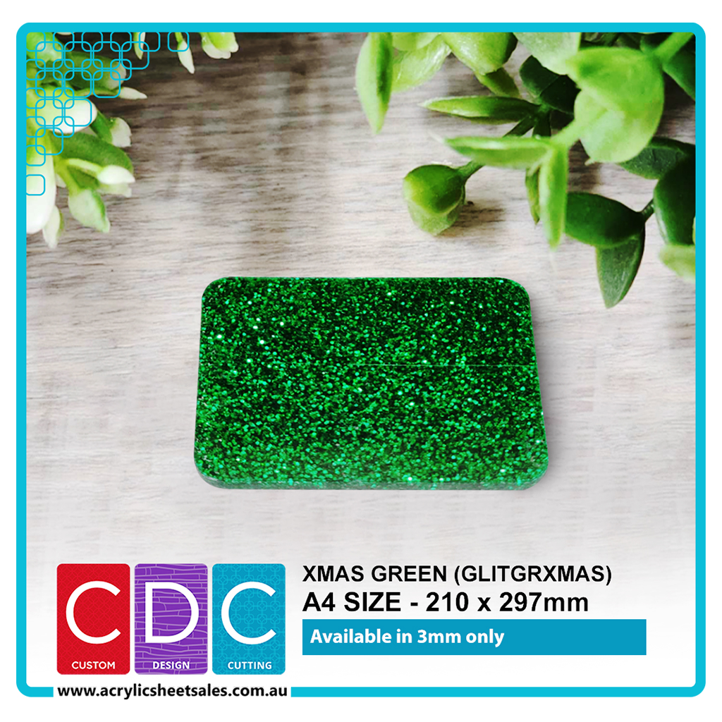 (A4) - XMAS GREEN - GLITGRXMAS