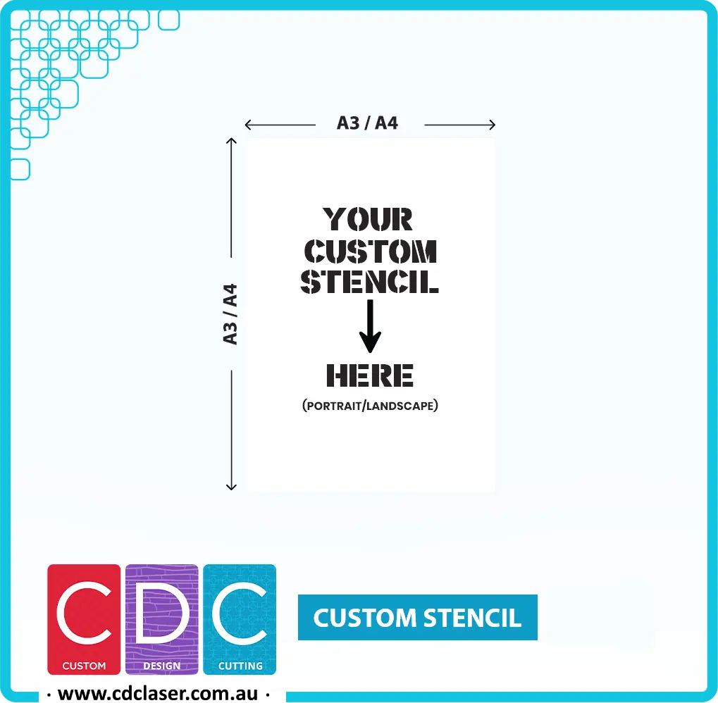 custom letter stencil